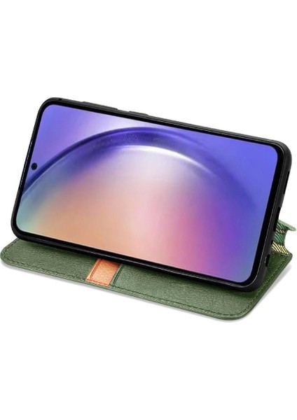 Samsung Galaxy Case 5g Flip Kapak Moda Tasarım Cüzdan Fonksiyonu (Yurt Dışından)