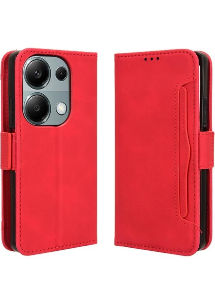 Xiaomi Redmi Için Not 13 Pro 4g Deri Cüzdan Kapak Ayarlanabilir Kart (Yurt Dışından)