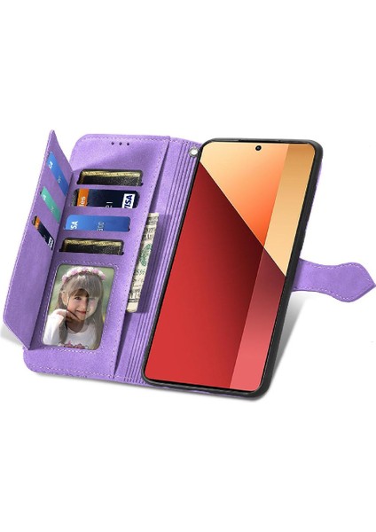 Xiaomi Redmi Için Not 13 Pro 4g Çoklu Kart Yuvası Iş Cüzdan Flip (Yurt Dışından)