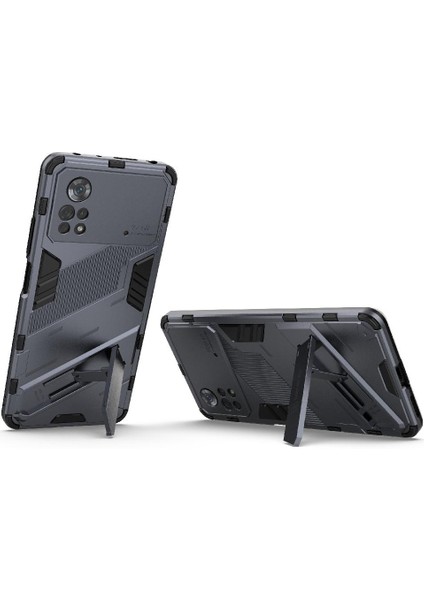 Xiaomi Poco X4 Pro 5g Koruyucu Kapak Için Kickstand Sağlam Askeri (Yurt Dışından)
