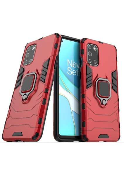 Oneplus 8t Kickstand Için Kılıf 360 &deg; Dönen Halka Askeri Damla Koruma (Yurt Dışından)