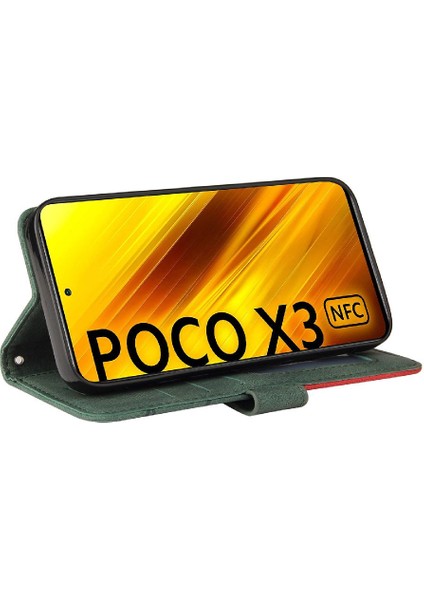 Xiaomi Poco X3/x3 Pro/x3 Nfc Kickstand Koruyucu Pu Deri Flip Case (Yurt Dışından)