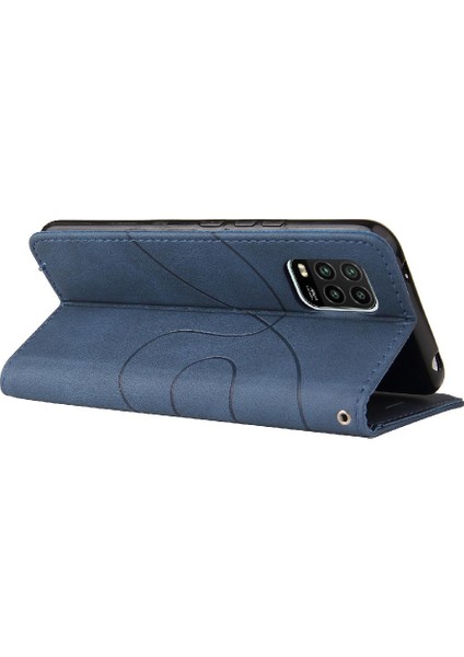 Kart Yuvası Standı Kickstand Koruyucu Pu Flip ile Xiaomi 10 Lite Için Kılıf (Yurt Dışından) modelleri