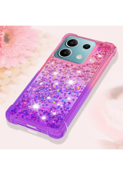 Xiaomi Redmi Not 13 Için Kılıf 5g Sıvı Glitter Komik Bling Parlak Kristal (Yurt Dışından)