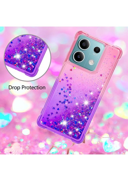 Xiaomi Redmi Not 13 Için Kılıf 5g Sıvı Glitter Komik Bling Parlak Kristal (Yurt Dışından)