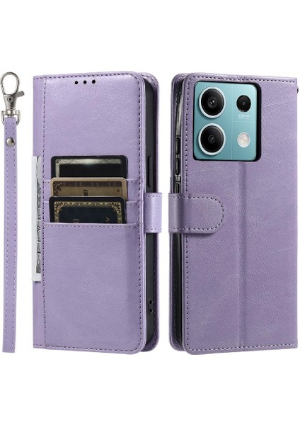 Xiaomi Redmi Not 13 Için Flip Case 5g Kickstand 6 Kart Yuvaları Pu Deri (Yurt Dışından)