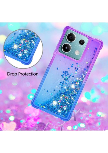 Xiaomi Redmi Not 13 Için Kılıf 5g Sıvı Glitter Komik Bling Parlak Kristal (Yurt Dışından)