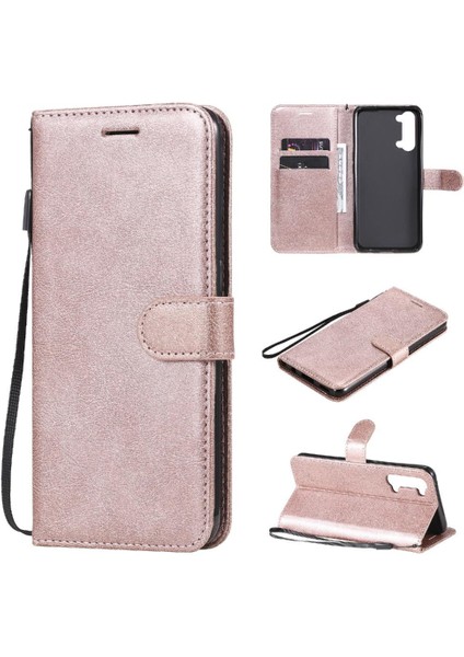 Oppo Bulmak Için Flip Case X2 Lite Kart Yuvası ile Yüksek Kaliteli Deri Katı (Yurt Dışından)