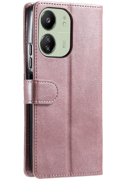 Xiaomi Poco C65 6 Kart Yuvaları Cüzdan Kickstand Pu Deri Için Flip Case (Yurt Dışından)