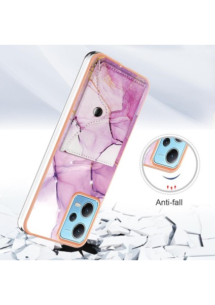 Xiaomi Redmi Not 12 5g Kart Yuvaları Için Kılıf Ince Cüzdan Yumuşak Tpu Tampon (Yurt Dışından)
