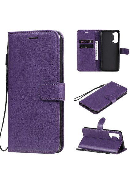 Oppo Bulmak Için Flip Case X2 Lite Kart Yuvası ile Yüksek Kaliteli Deri Katı (Yurt Dışından)