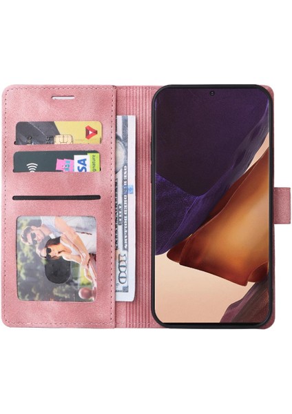 Samsung Galaxy Not 20 Için Flip Case Ultra Cüzdan Basit Iş Deri (Yurt Dışından)