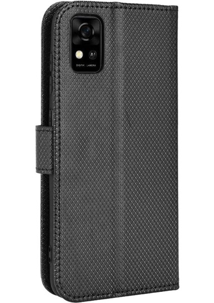 Zte Blade Magnetic Manyetik Cüzdan Kart Tutucu Kapak Kickstand Için Kılıf (Yurt Dışından)