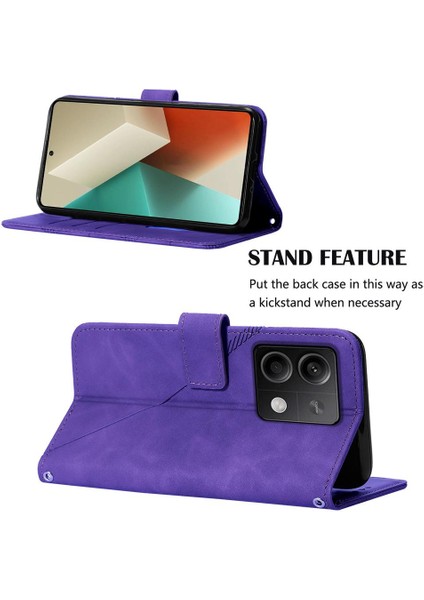 Xiaomi Redmi Not 13 Için Kılıf 5g Flip Folio Kitap Koruyucu Cüzdan Kapak (Yurt Dışından)