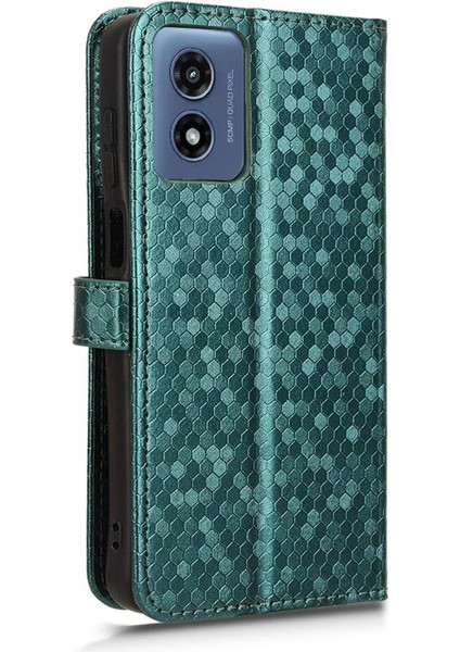 Motorola Moto G Oynamak Için Kılıf 4g 2024 Manyetik Toka Geometrik Desen (Yurt Dışından) modelleri