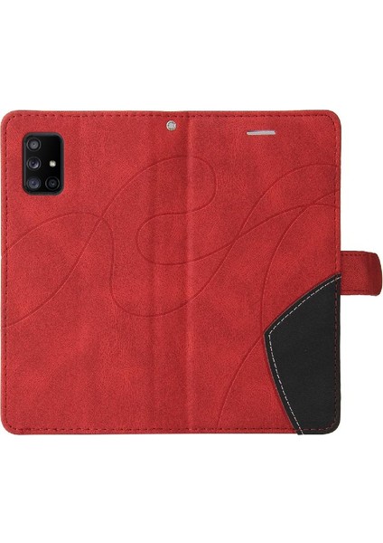Samsung Galaxy A71 5g Pu Deri Flip Folio Kılıf Kart Yuvası ile (Yurt Dışından)