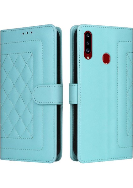Samsung Galaxy A20S Flip Kapak Için Flip Case Darbeye Cüzdan Basit (Yurt Dışından)