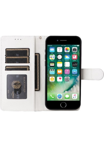 Iphone 6 Için Flip Case Artı Darbeye Dayanıklı Basit Iş Deri Kılıf Flip (Yurt Dışından)