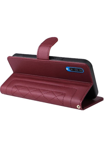 Samsung Galaxy A50 Için Flip Case Deri Kılıf Cüzdan Basit Iş Çevirme (Yurt Dışından) indirimleri