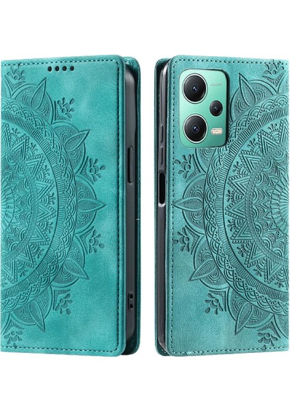 Xiaomi Redmi Için Not 12 5g Pu Deri Darbeye Kapak Çevirin Yan (Yurt Dışından)