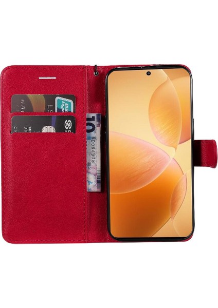 Xiaomi Poco X6 Pro 5g Için Flip Case Klasik Düz Renk Yüksek Kaliteli Telefon Kılıfı (Yurt Dışından)