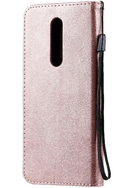 Kart Yuvası ile Oneplus 8 Için Flip Case Iş Cüzdan Telefon Kılıfı Klasik (Yurt Dışından)