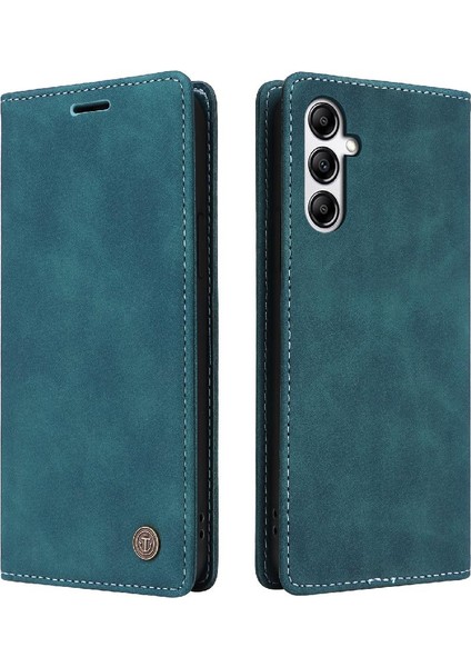 Samsung Galaxy A15 Deri Kılıf Için Flip Case Basit Iş Darbeye (Yurt Dışından)