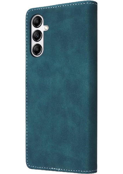 Samsung Galaxy A15 Deri Kılıf Için Flip Case Basit Iş Darbeye (Yurt Dışından)