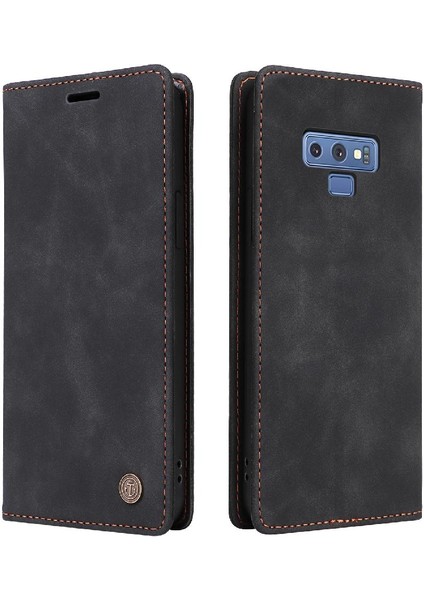 Samsung Galaxy Not 9 Için Flip Case Deri Kılıf Cüzdan Darbeye Çevir (Yurt Dışından)
