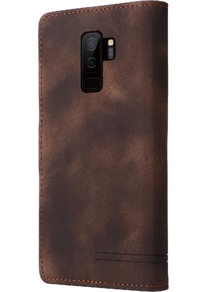 Samsung Galaxy S9 Artı Cüzdan Deri Kılıf Için Flip Case Darbeye Çevir (Yurt Dışından)