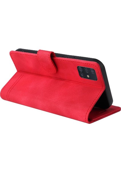 Samsung Galaxy A71 Için Flip Case Cüzdan Kılıf Kapak Kapak Darbeye (Yurt Dışından)
