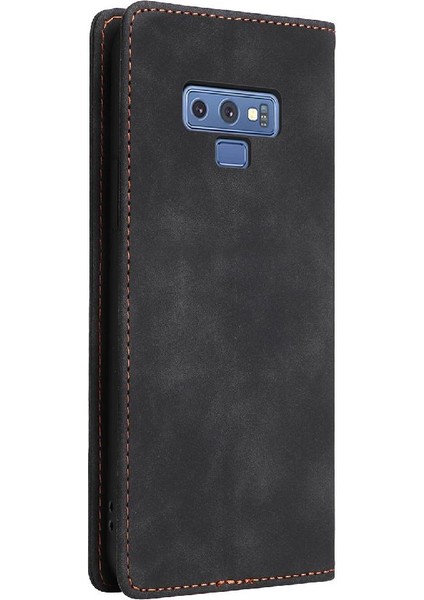 Samsung Galaxy Not 9 Için Flip Case Deri Kılıf Cüzdan Darbeye Çevir (Yurt Dışından)