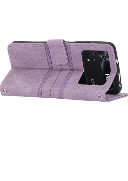 Xiaomi Poco M4 Pro 4g Için Flip Case Darbeye Koruyucu Pu Deri Kılıf (Yurt Dışından) fırsatları