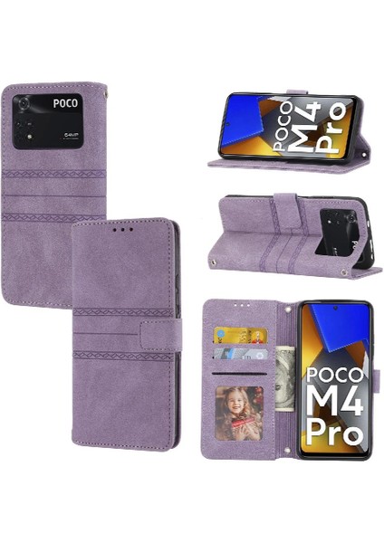 Xiaomi Poco M4 Pro 4g Için Flip Case Darbeye Koruyucu Pu Deri Kılıf (Yurt Dışından) indirimleri