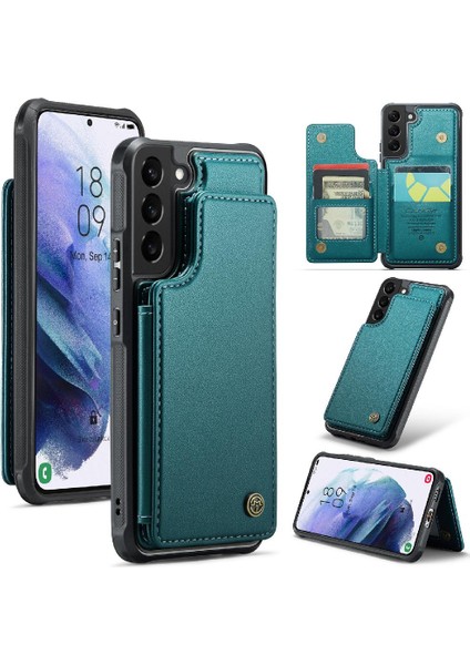 Samsung Galaxy S21 Pu Deri Kickstand Rfıd Ince Için Caseme Cüzdan Kılıf (Yurt Dışından)