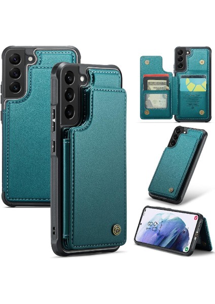 Samsung Galaxy S21 Pu Deri Kickstand Rfıd Ince Için Caseme Cüzdan Kılıf (Yurt Dışından) fırsatları