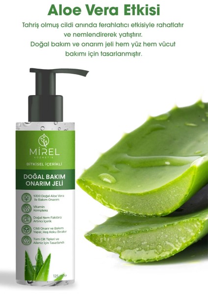 Doğal Bakım Onarım Aloe Verajeli Nemlendirici Onarıcı Yatıştırıcı Epilasyon Sonrası Bakım fiyatları