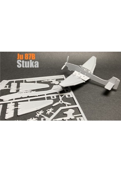 Junkers Ju 87B Stuka Maket Uçak Kartı