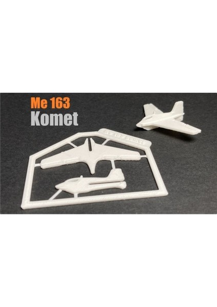 Messerschmitt Me 163 Komet Maket Uçak Kartı