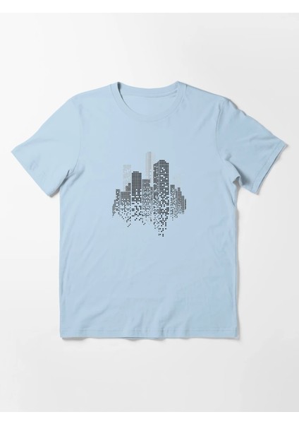 Mood Baskılı Bisiklet Yaka T-Shirt