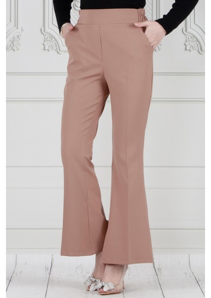 Ispanyol Paça Pantolon-Vizon fiyatları