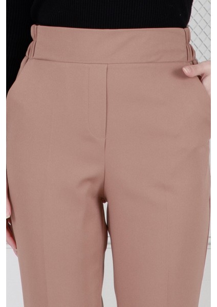 Ispanyol Paça Pantolon-Vizon fırsatları