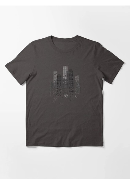 Mood Baskılı Bisiklet Yaka T-Shirt