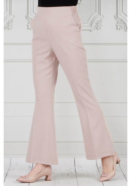 Ispanyol Paça Pantolon-Bej fiyatları