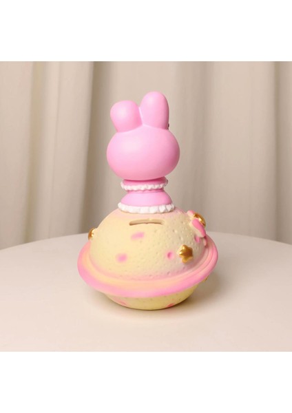 Sanrio Kuromi Y2K Figür Kumbara Masa Üstü Gece Lambansı Yanıp Sönen Renkli Işıklı Satürn Gezegen fiyatları
