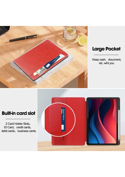 Lenovo Tab M11 Deri Darbeye Dayanıklı Tablet Kılıfı (Yurt Dışından) fiyatları