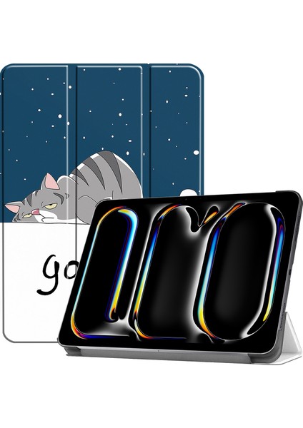 iPad Pro 11 2024 Darbeye Dayanıklı Tablet Kılıfı (Yurt Dışından)