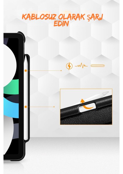 Qpen iPad 4 9.7 Inç Uyumlu 360° Tablet Deri Kılıf modelleri