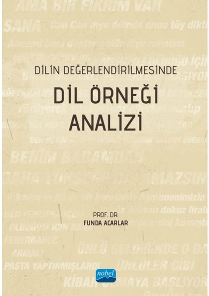 Dilin Değerlendirilmesinde Dil Örneği Analizi - Funda Acarlar