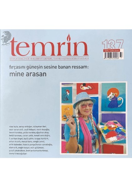 Temrin Düşünce ve Edebiyat Dergisi 137. Sayı Mayıs - Haziran 2024